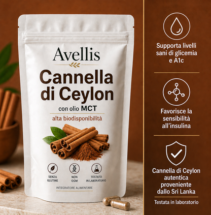 Cannella di Ceylon — Supporto Glicemico Clinico. Prima Che il Medico Ti Prescriva Qualcosa.