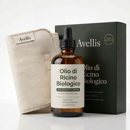 Olio di Ricino Biologico — Sgonfia la Pancia Mentre Dormi