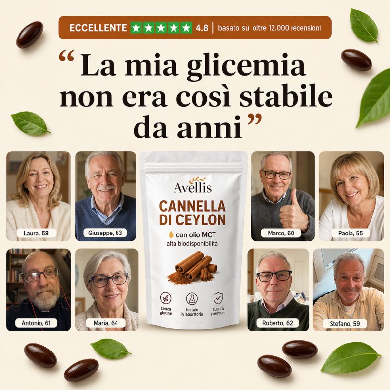 Cannella di Ceylon — Supporto Glicemico Clinico. Prima Che il Medico Ti Prescriva Qualcosa.