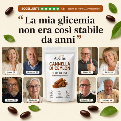 Cannella di Ceylon — Supporto Glicemico Clinico. Prima Che il Medico Ti Prescriva Qualcosa.